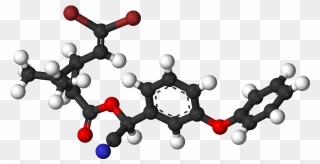 Deltamethrin - Permethrin 3d Structure Clipart