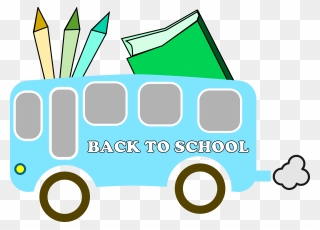 Transparent School Bus Clip Art - Back To School Clipart - Png Download