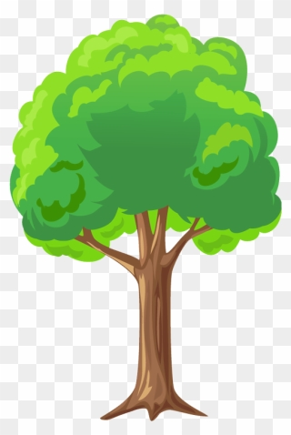 Image - Png Cartoon Tree & Bush Clipart