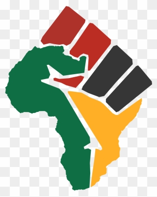 The Shape Of Africa In A Fist - Black Power Fist Africa Clipart