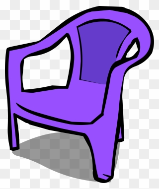Club Penguin Wiki - Blue Chair Clip Art - Png Download