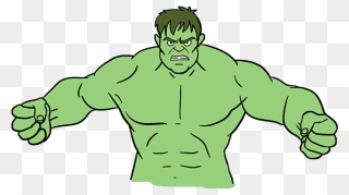 How To Draw The Hulk Really Easy Drawing Tutorial - Drawing Clipart