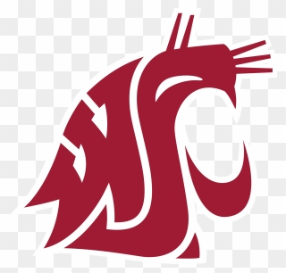 Washington Vector Stencil - Washington State Cougars Logo Clipart