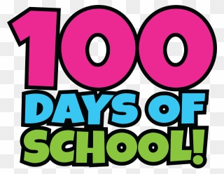 Transparent 100 Days Of School Clip Art - 100th Day Of School - Png Download
