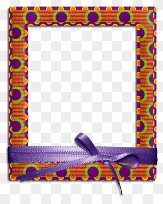 Funny Polka Dots - Picture Frame Clipart