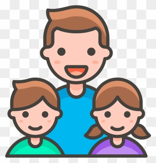Man, Man, Girl, Boy Emoji Clipart - Family Emoji Png Transparent Png