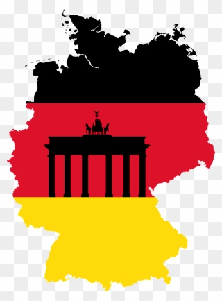 Germany Borders Brandenburg Gate - Germany Clipart - Png Download