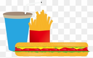 Hot Dog Coca-cola French Fries - Hot Dog Clipart