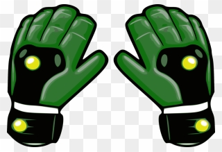 Soccer Goalie Glove,safety Glove,fictional Character - Soccer Goalie Gloves Clipart - Png Download