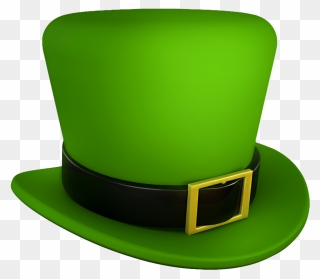 Green Leprechaun Cliparts - Transparent Background Leprechaun Hat Clipart - Png Download