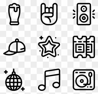 Black And White Icon Png Clipart