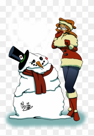 First Day Of Winter - Cartoon Clipart