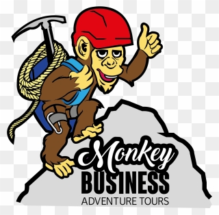 Monkey Business Tours - Monkey Adventurer Clipart