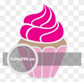 Free Cupcake Svg Clipart