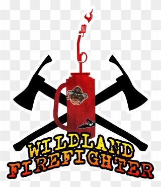 Iaff Maltese Cross With Axes Black And White Clipart - Wildland Firefighter Clipart - Png Download