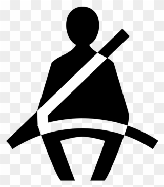 Seat Belts For 8 Year Olds Clipart Free Stock Buckle-up - Car Seat Belt Sign - Png Download