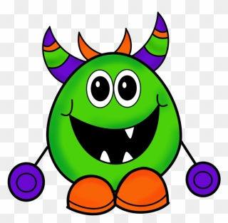 Halloween Monster Clipart Free Clipart Images - Free Clipart Cartoon Images Of Monsters - Png Download