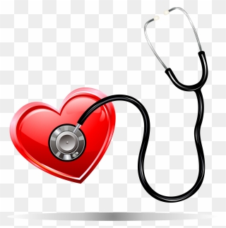 Stethoscope Clipart Vector Heart Image Library Download - Stethoscope Png Love Transparent Png