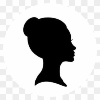Clip Art Vector Graphics Silhouette Openclipart Profile - Women Side Face Silhouette - Png Download