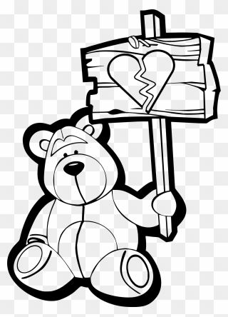 Sad Heart Clipart Clip Free Clipart - Drawings Of Valentine's Day - Png Download