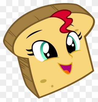 Transparent Toast Simple - Sunset Shimmer Toast Clipart
