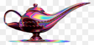 Transparent Magic Lamp Clipart - Genie In A Bottle Transparent - Png Download