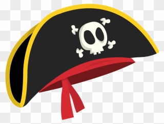 Icon Pirate Hat Black - Chapeu De Pirata Png Clipart