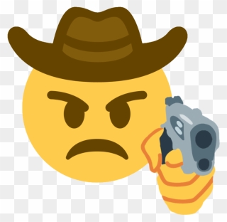 Cowboy Emoji Uwu Transparent Clipart
