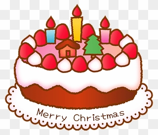Christmas Cake Clipart - Birthday Cake - Png Download