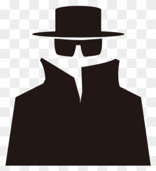 Secret Agent Spy Silhouette Clipart