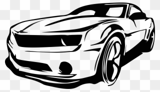 Chevrolet Camaro Sports Car Vector Graphics Ford Mustang - Camaro Clipart - Png Download