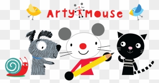 Arty Mouse - Arty Mouse Sticker Book Clipart