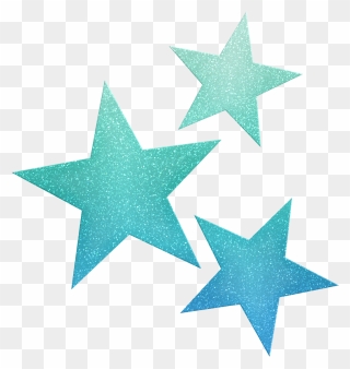 Stars ‿✿⁀°○ Star Clipart, Cute Clipart - Teal Star Clipart - Png Download