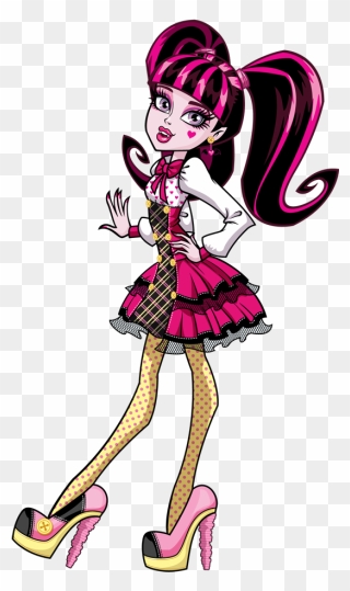 Schools Out Draculaura By Shaibrooklyn On Clipart Library - Monster High Draculaura Dress - Png Download