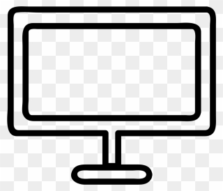 Transparent Computer Technician Clipart - Fernseher Symbol - Png Download