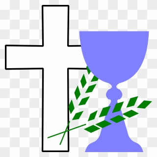 Chalice With Cross Clipart Image Transparent Library - Chalice With Cross Clipart - Png Download