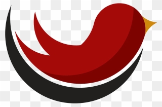 Red Robin Bird Logo Clipart