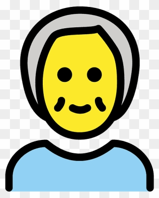 Older Person Emoji Clipart - Png Download