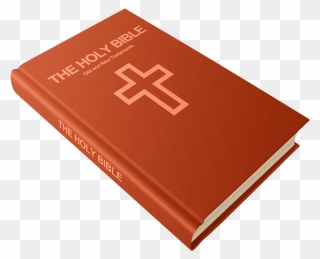 Holy-bible - Biblia Com O Fundo Laranja Clipart