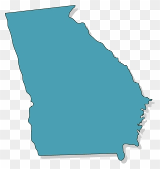 Transparent Georgia Outline Png - State Of Georgia Png Clipart