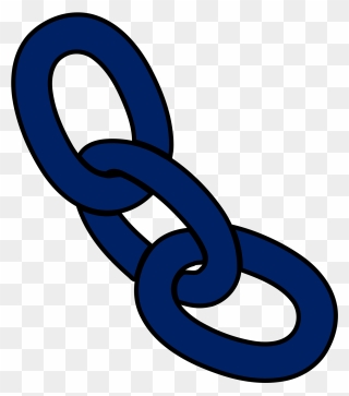 Royal Blue Chain Clip Art At Clker - Blue Chain Png Transparent Png
