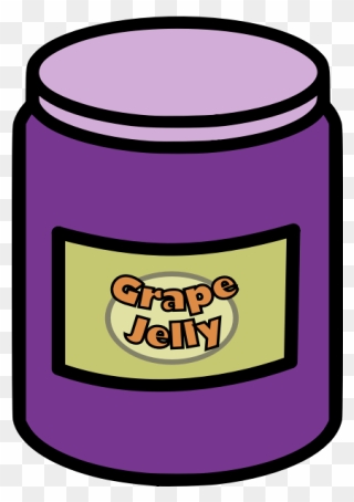 Grape Jelly Jar - Grape Jelly Clipart - Png Download