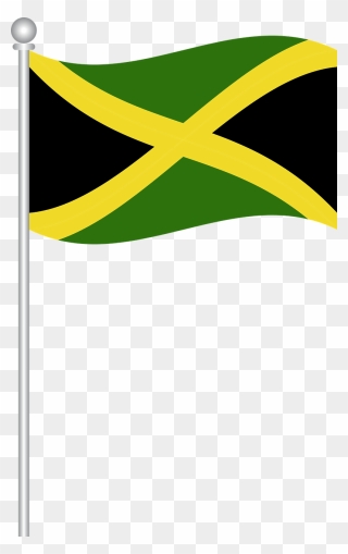 Jamaican Flag Transparent Clipart