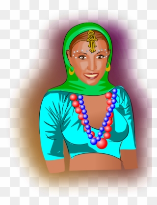 Amina Portrait Vector Image - Illustration Clipart