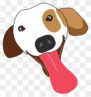 Dog Tongue Clip Art - Png Download