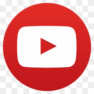 Transparent Youtube Logo Round Clipart