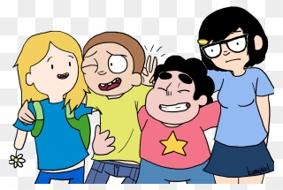 Gay And Sad But Still So Rad™ - Hang Out With Friends Cartoon Clipart