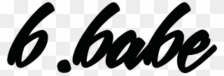 Bbabe Logo Black - Graphic Design Clipart
