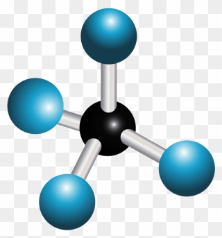 Methan Molecule Clipart