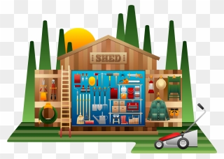 Shed Organization Clipart